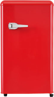 Refrigerador con congelador Merax, combinación frigorífico-congelador, frigorífico pequeño con 51L y congelador de 21L, silencioso, LED, estantes de vidrio, cajón para verduras, estantes en la puerta, para cocina, sala de estar, oficina, negro