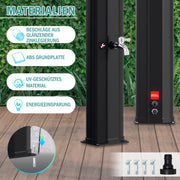 Ducha solar Sonnewelt de 60 L para jardín, incluye funda protectora y teleducha