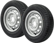 UNITRAILER 2 x Rueda de Remolque 155/70 R13 XL con Llanta 4JX13 - Alta Capacidad de Carga
