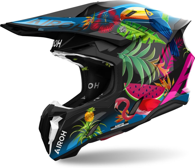 AIROH TWIST 3 AMAZONIA BRILLO XS