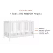 Cuna convertible 4 en 1 Swell de Babyletto con kit de conversión para cama infantil