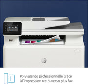 Impresora multifunción láser a color HP Color LaserJet Pro MFP 3302fdwg, fax, impresión automática a doble cara, pantalla táctil, Wi-Fi, Ethernet, USB, HP Wolf Pro Security