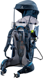 Mochila portabebés Deuter Kid Comfort para bebés y niños pequeños, ergonómica y transpirable, con respaldo ajustable
