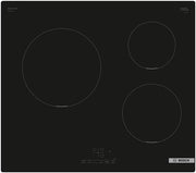 Bosch PUC611BB5E - Serie 4, Placa de inducción - 3 fuegos - 60 cm - Potencia 4600 W - Negro