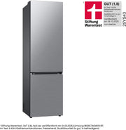 Frigorífico combi Samsung RB38C7AGWS9/EF, 203 cm, 387 l, frigorífico con congelador IA, SmartThings AI Energy Mode, Cool Select+, Twin Cooling Plus, Metal Cooling, aspecto acero inoxidable