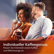 Cafetera espresso automática Philips Serie 5400: disfrute de 12 bebidas, sistema LatteGo de limpieza rápida, pantalla TFT intuitiva, ajustes de café personalizables, diseño de cocina de primera calidad (EP5441/50)