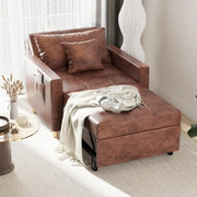 Sillón cama ajustable, convertible 3 en 1, varios colores, para 1 persona