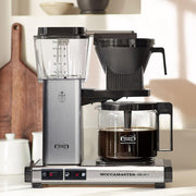 Moccamaster KBG Select, cafetera, cafetera retro, café de filtro, color blanco hueso, 1,25 L