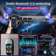 Autorradio Apple CarPlay para VW Golf 5 6 Polo T5 Tiguan Skoda Passat Jetta Caddy B6 B7 Touran Android Auto, pantalla táctil de 7 pulgadas Radio VW con Bluetooth/FM/AM/USB/RDS
