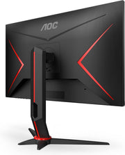 AOC Gaming Q27G2S - Monitor de 27 pulgadas QHD, 165 Hz, 1 ms, Adaptive Sync (2560x1440, HDMI, DisplayPort) negro/rojo