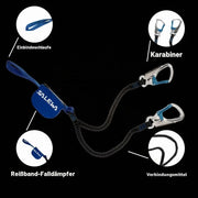 Set de vía ferrata Attac Evo Toxo 3.0, kit completo con casco, mosquetones y disipador de energía, talla única para escalada