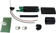 Kit de bomba de combustible E85 340 L/h 39 mm para GSS342 50-1200 con pegatinas de alto flujo AEM (adhesivo negro)