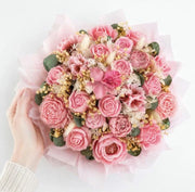Vela aromática de flores, regalo para mujeres, cumpleaños, romántico