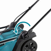 Cortacésped a batería Makita DLM330RM 18V / 4,0 Ah, 1 batería + cargador, azul petróleo