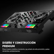 Controlador de DJ USB de 2 decks Hercules DJControl Inpulse 500 para Serato DJ Lite y DJUCED