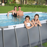 Kit de piscina elevada Bestway Steel Pro Max - 305 cm x 200 cm x 84 cm - Gris