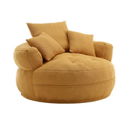 Sillón redondo tipo perezoso – Blanco/Azul/Gris/Amarillo/Naranja/Rojo rosa/Azul marino/Verde, asiento individual y doble