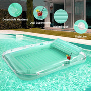 Colchoneta Inflable para Piscina Float Joy, Flotador para Piscina, Juegos de Piscina para Adultos, Tumbona Inflable, Alfombra Flotante para Piscina