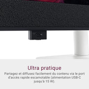Monitor Dell 32 Plus - S3225QC, 4K UHD (3840x2160), 120Hz, QD OLED, 0.03ms, AMD FreeSync Premium Pro, HDR True Black 400, Dolby Vision, altavoces integrados, 3 USB-C, HDMI, 3 años de garantía