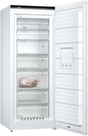 Congelador Siemens GS54NAWCV iQ500, 176 x 70 cm, 327 L, noFrost nunca más volver a descongelar, bigBox espacio para alimentos congelados grandes, varioZone estantes y cajones de cristal flexibles, Blanco