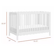 Cuna convertible 4 en 1 Swell de Babyletto con kit de conversión para cama infantil