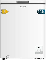 Cecotec Congelador Horizontal Bolero CoolMarket Chest 142 Blanco E, Capacidad 142 L, Modo Inverter Plus, Función Dual, Congelación Rápida, Cesta Interior, Control Electrónico, Clase E