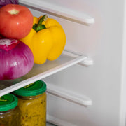 Mininevera con congelador HOMCOM de 3.2 pies cúbicos, refrigerador compacto de una puerta con termostato ajustable para dormitorio