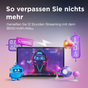 Tableta Lenovo Tab Plus, pantalla táctil 2K de 11,5", Mediatek Helio G99, sistema de audio JBL con 8 altavoces, 8 GB de RAM, SSD de 256 GB, Android 13, gris