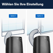 De'Longhi Pinguino PAC EL112 CST WiFi, aire acondicionado portátil con tecnología MyEcoRealFeel para habitaciones de hasta 110 m³, 11.000 BTU/h, 2,9 kW, 63 dB, función de deshumidificación, A+, control por aplicación y voz, blanco