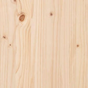 Cama litera Hommdiy para espacios reducidos, cama alta con barandillas, estructura de cama, 75x190 cm, madera maciza de pino