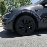 Juego de tapacubos Tesla Model Y de 19 pulgadas, diseño Helix, negro mate, 4 piezas, para llantas Crossflow de Juniper 2025+