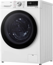 LG F4WV7080, Clase A, lavadora de carga frontal 8 kg, 1400 rpm, AI Direct Drive, Wi-Fi, limpieza profunda con vapor, gran capacidad, TRIPLE A, puerta exterior de cristal templado, 62 x 60 x 85 cm, blanco