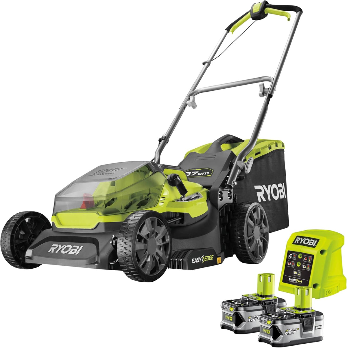 Cortacésped 18 V ONE+™ Brushless Ø 37 cm - 2 baterías 4,0 Ah - RY18LMX40A-240