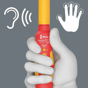 Juego de destornilladores para cuadros eléctricos Wera 05006633001 Kraftform Kompakt VDE con aislamiento y limitador de par Safe-Torque Speed, 23 piezas