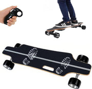 Longboard eléctrico para trayectos diarios, monopatín eléctrico, skateboard de 4 ruedas de madera de arce para adultos, skateboard eléctrico de 7 capas de arce