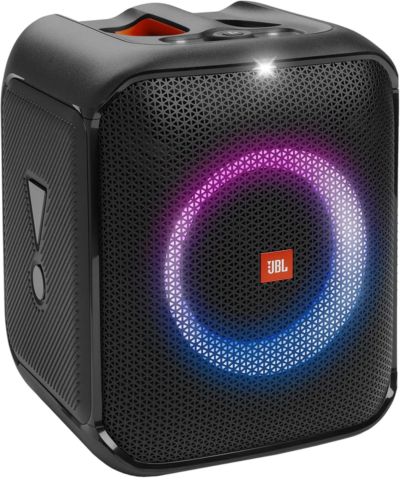 JBL PartyBox Encore – Altavoz de fiesta portátil para interiores y exteriores – Con luces integradas, diseño IPX4 y graves profundos – 10 horas de autonomía – Negro