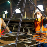 VEVOR Eslinga de Cadena de Elevación de 4 Ramales con Ganchos y Ajustadores, 10 mm x 300 cm, Capacidad de Carga 8344 kg, Grado 80, para Montacargas, Polipasto de Motor, Muelle, Obra de Construcción, Fábrica