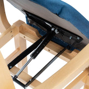 Sillón de asistencia a la elevación APLOS Suzanne, basculante automático ajustable, silla ergonómica para colectividades, personas mayores y personas con movilidad reducida, tejido de diseño y resistente