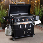 Plancha Blackstone Patio 36 Cabinet con freidora de aire y kit de herramientas de lujo