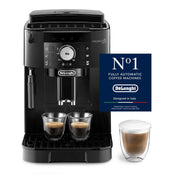 Cafetera superautomática De'Longhi Magnifica S con espumador de leche, espresso y capuchino, panel de control, negro ECAM11.112.B