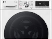 LG F4WV7080, Clase A, lavadora de carga frontal 8 kg, 1400 rpm, AI Direct Drive, Wi-Fi, limpieza profunda con vapor, gran capacidad, TRIPLE A, puerta exterior de cristal templado, 62 x 60 x 85 cm, blanco