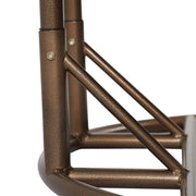 LeisureMod Silla Colgante Huevo para 2 Personas con Soporte - Columpio Hamaca Lounger de Ratán para Patio Exterior/Interior con Cojines