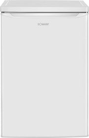 Refrigerador con congelador pequeño Bomann® | Refrigerador con 2 estantes | silencioso | con congelador de 4 estrellas | refrigerador pequeño con compartimento para frutas y verduras | bisagra de puerta reversible | KS 7251 blanco