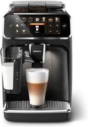 Cafetera superautomática Philips Serie 5400 – Sistema de leche LatteGo, 12 especialidades de café, pantalla intuitiva, 4 perfiles de usuario, cromo (EP5447/90)