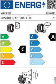 Uniroyal RainExpert 3 SUV XL FR - 205/80R16 104T - Neumático de verano