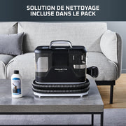 Rowenta X-Clean 10 y Clean it, Aspiradora friegasuelos inalámbrica y limpiadora de alfombras, perfecta para manchas difíciles y pelos, suelos duros, moquetas y alfombras GZ7540WO + IN5010F0