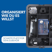 Dremel 8240 Multitool inalámbrico de 12V 2Ah, juego de herramientas multifunción con 2 baterías, 5 complementos y adaptadores, 1 caja Dremel, 65 accesorios para cortar, grabar, lijar, pulir, afilar y taladrar