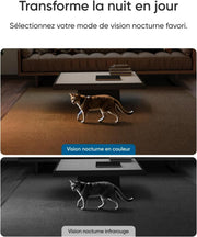 Cámara de seguridad para interiores E30 de eufy, paquete de 2, cámara de vigilancia 4K UHD, giro e inclinación de 360°, visión nocturna a color, detección por IA, seguimiento automático, funciona con HomeKit