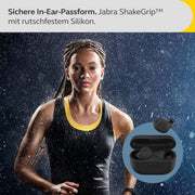 Auriculares inalámbricos Bluetooth intraurales Jabra Elite 8 Active con cancelación activa de ruido (ANC) híbrida y adaptativa y 6 micrófonos integrados, resistentes al agua y al sudor - Negro