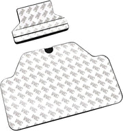 Set Top Case Moto Aluminio 65L + respaldo pasajero Bagtecs XB65 Plata